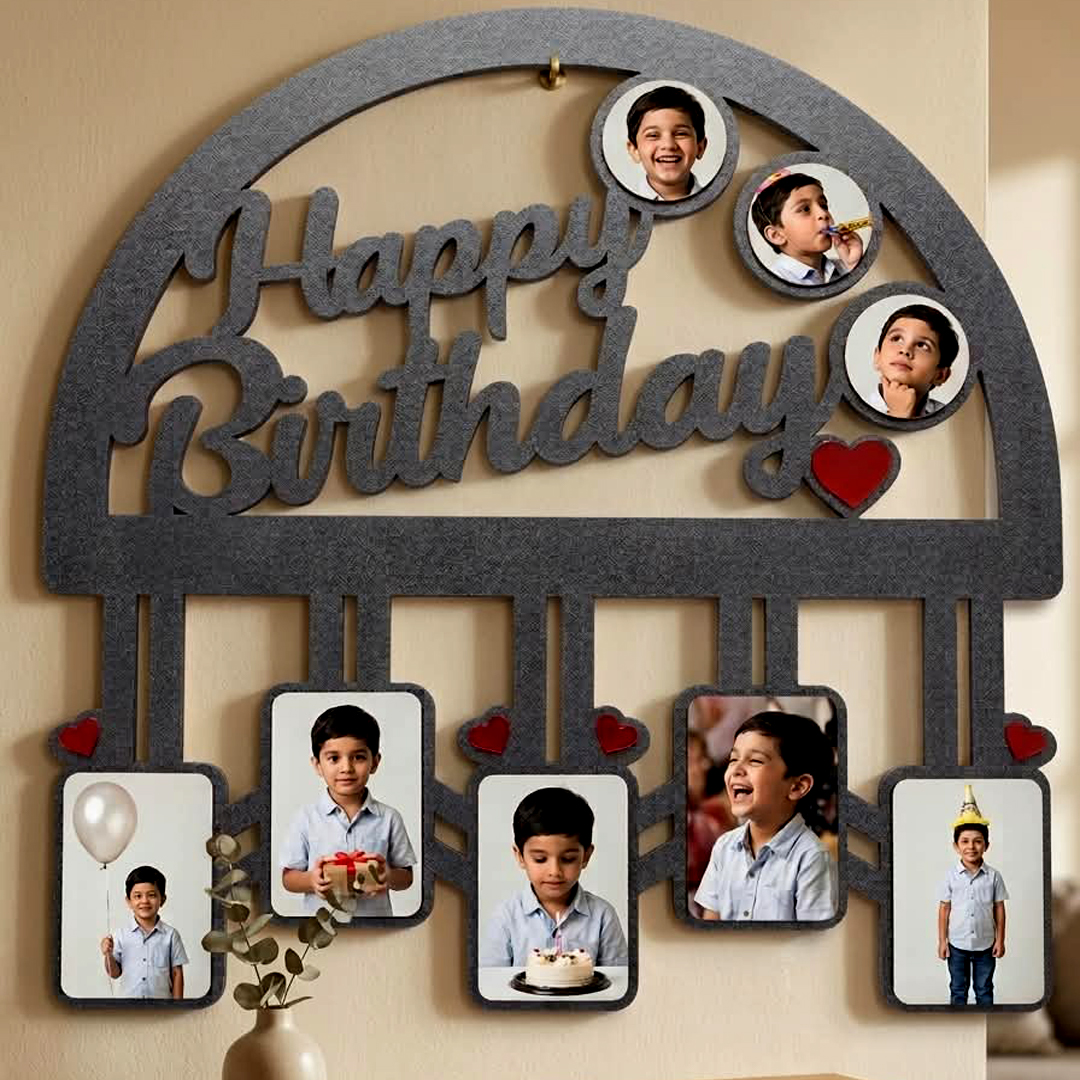 Birthday Frame Wall Hanging 12 by 12
